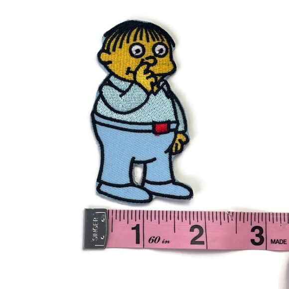 Ralph Nose Pick Simpsons Embroidered Patch - Picture 3 of 4